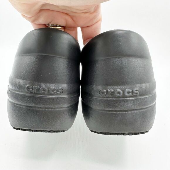 Crocs womens Neria Pro II Clog Work Shoes size 11 Slip Ons INSOLES MISSING Sz W8 - Picture 6 of 12